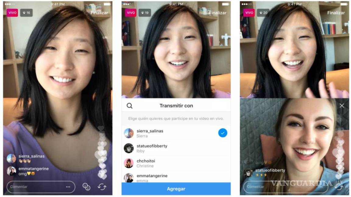 Instagram se actualiza y permite transmitir en directo a dos usuarios al mismo tiempo
