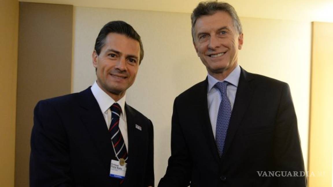 Mauricio Macri recibe a Enrique Peña Nieto; comercio bilateral será el tema en la mesa