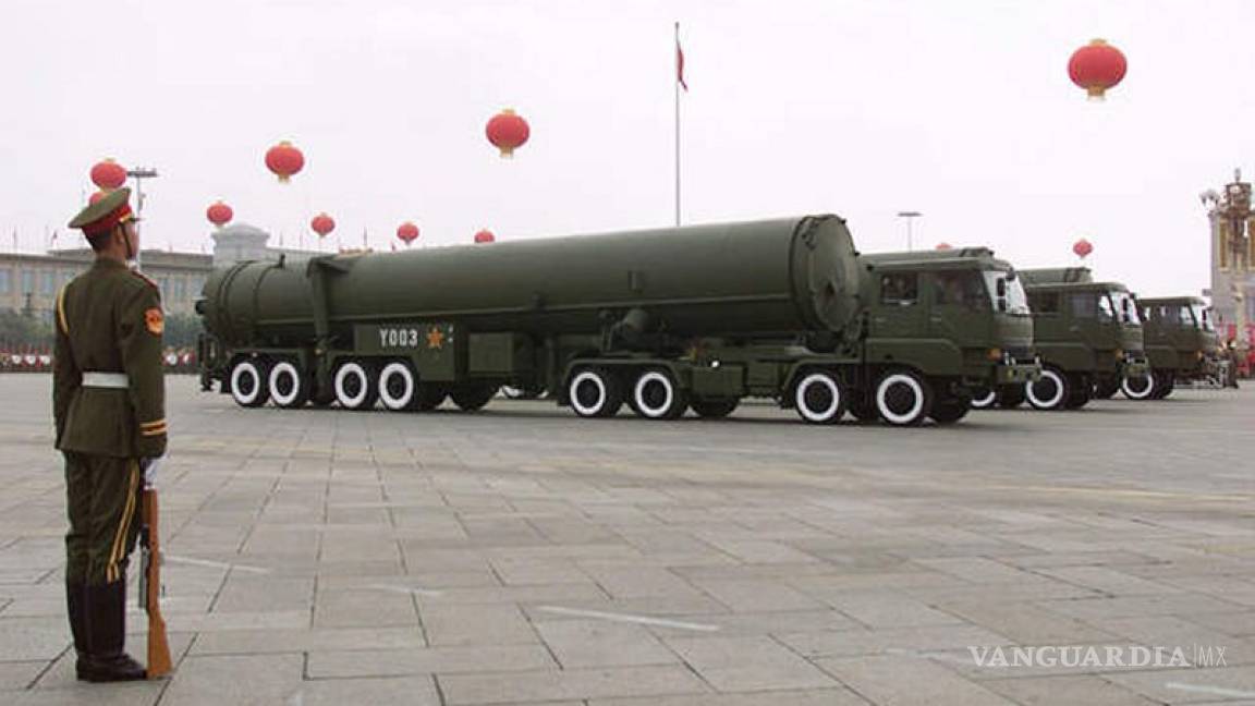 China muestra su misil de última generación, capaz de llegar a Europa o EU