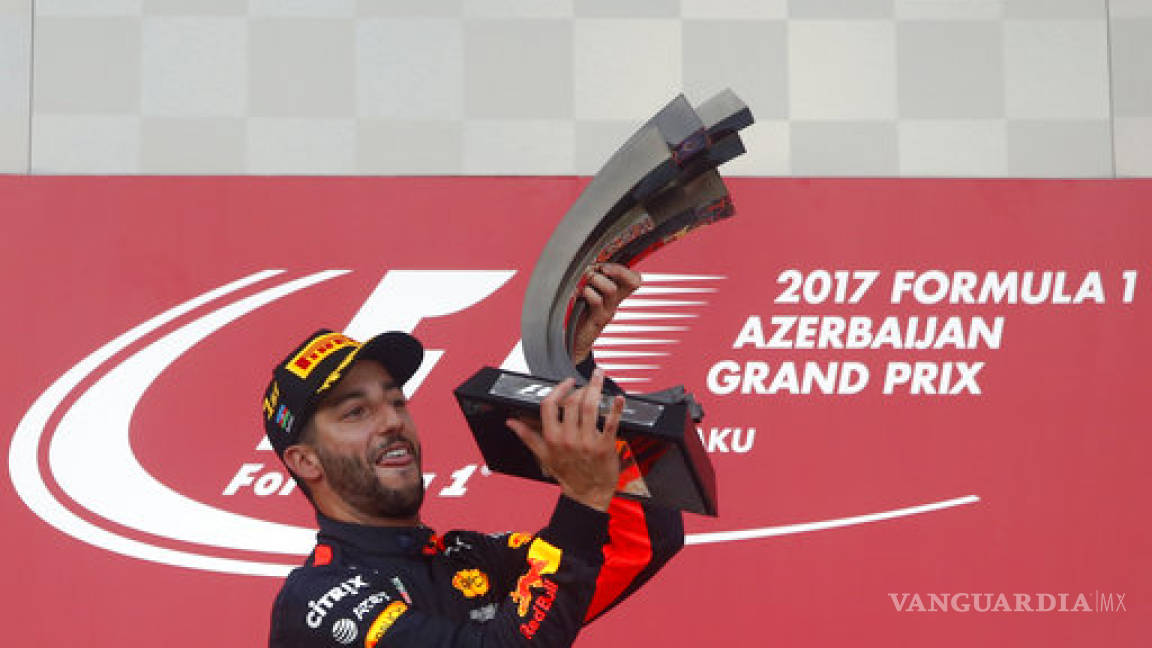 Daniel Ricciardo logra el GP de Azerbaiyán