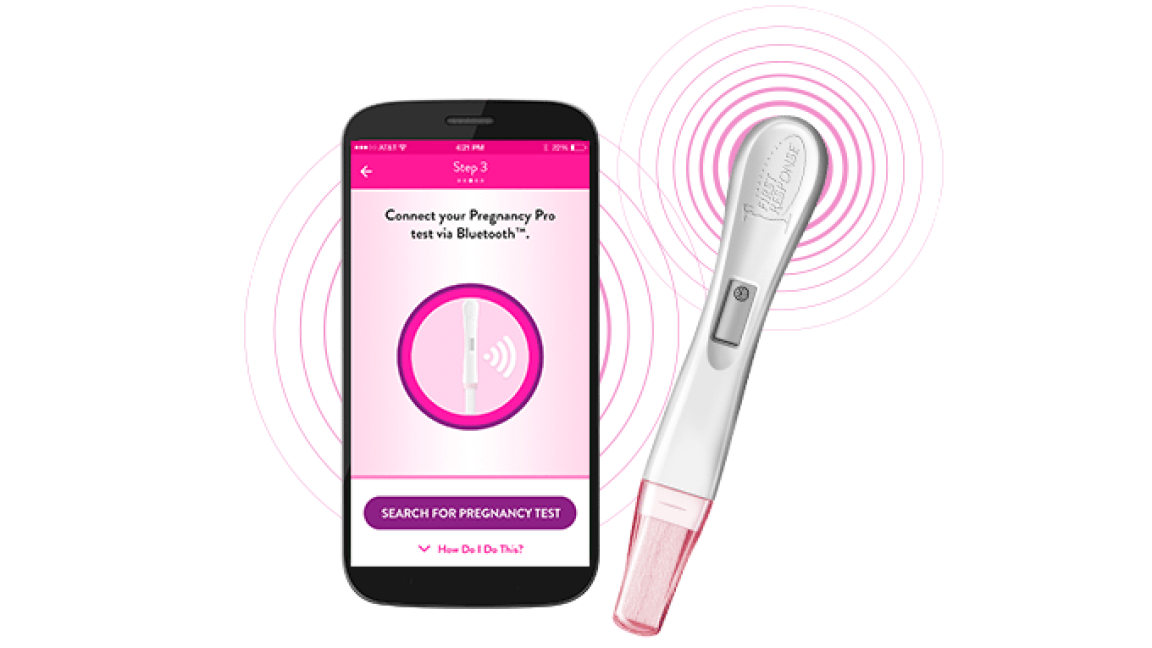 La prueba de embarazo que se sincroniza con tu smartphone