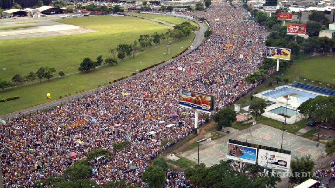 Fotos de la impresionante marcha en Caracas contra Maduro