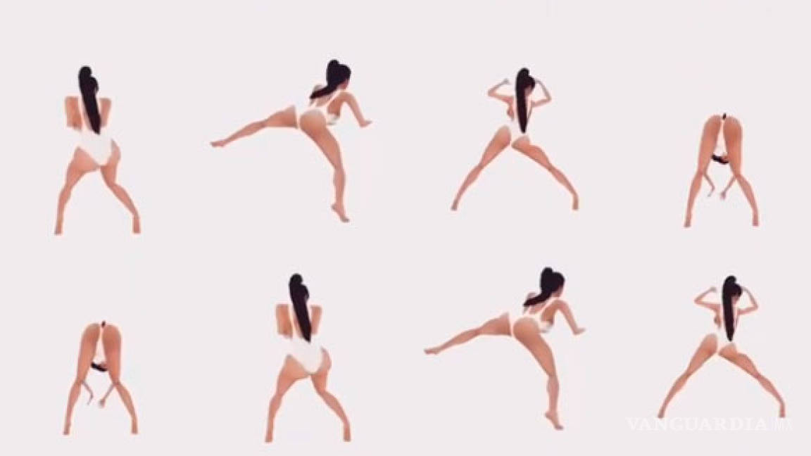 Kim Kardashian presenta 'emojis' de su trasero