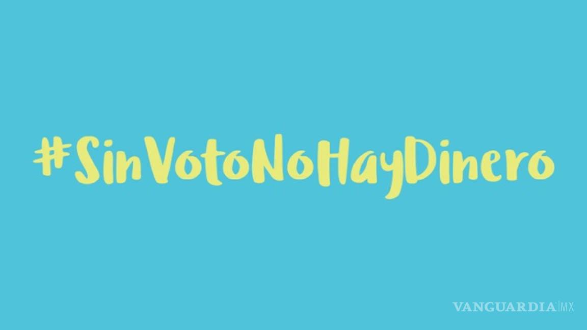 #SinVotoNoHayDinero, la propuesta que reduciría 60% el financiamiento a partidos políticos