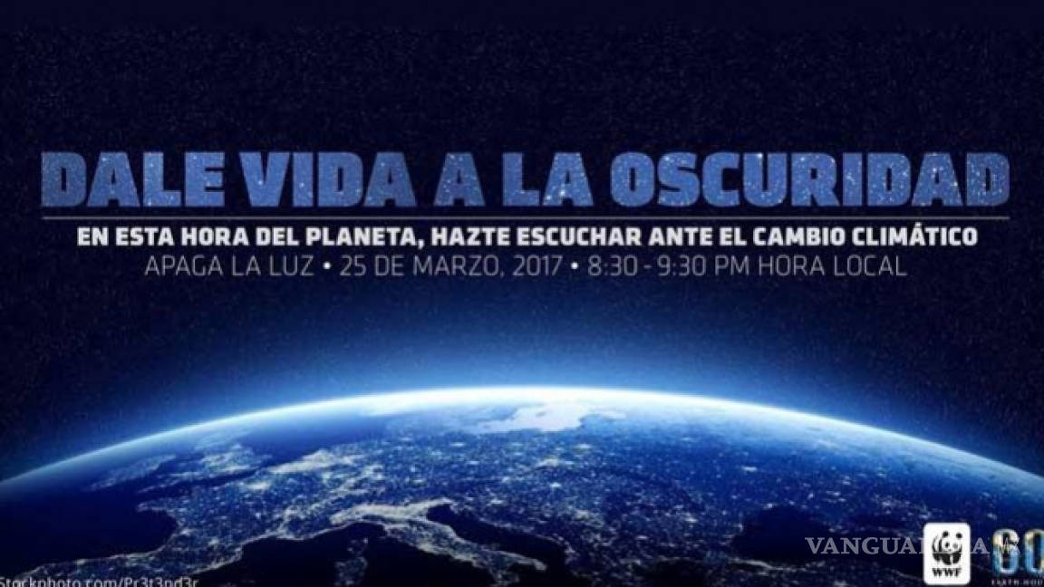 Más de 170 países participarán en la Hora del Planeta este 25 de marzo