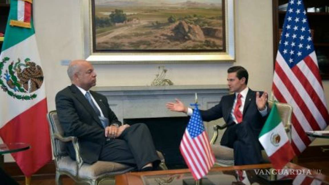 Peña Nieto se reúne con Jeh Johnson, secretario de Seguridad de EU