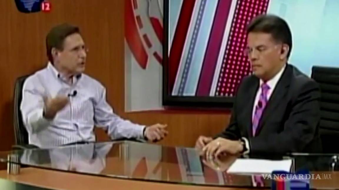 Candidato del PRI-PVEM por Durango interrumpe entrevista de su rival del PAN (VIDEO)