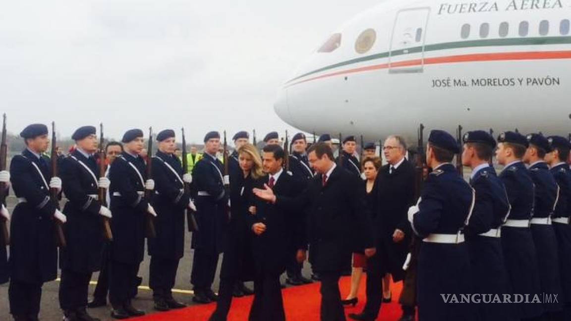 Peña Nieto llega a Alemania para visita de Estado