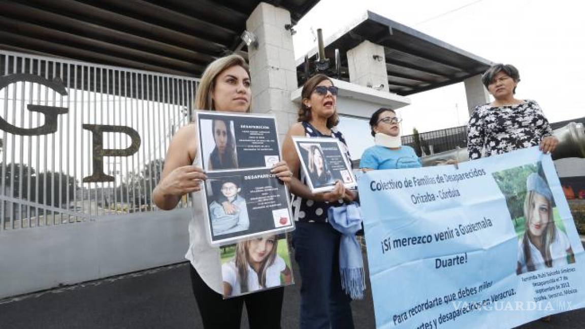 Madres de desaparecidos en Veracruz “visitan” a Duarte en Guatemala