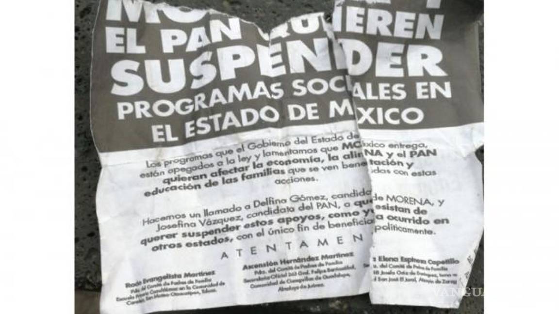 Vázquez Mota denuncia reparto de propaganda falsa contra PAN en Edomex