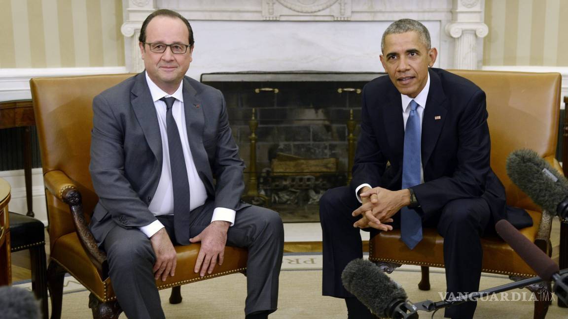 Obama y Hollande se reúnen en la Casa Blanca para coordinar estrategia contra el EI