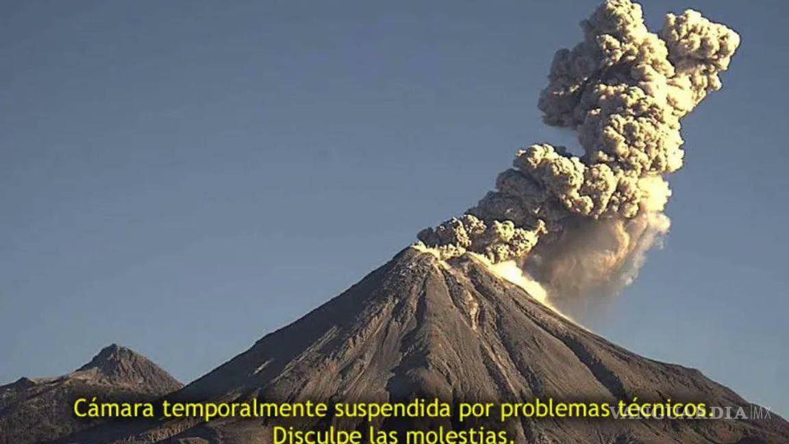 SMN emitió un aviso especial por actividad en volcán de Colima $!SMN emitió un aviso especial por actividad en volcán de Colima