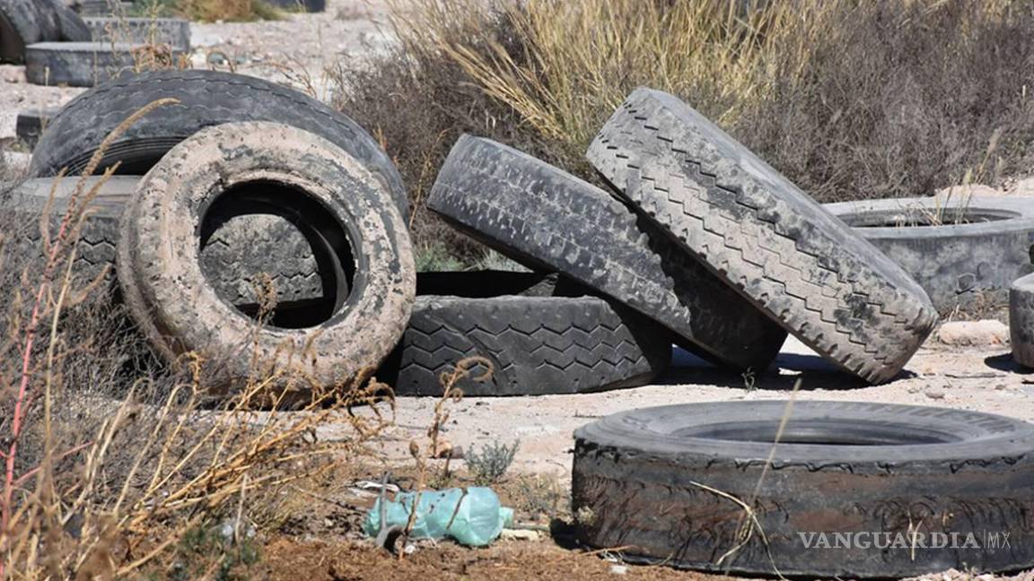 Abatizarán a cientos de llantas acumuladas en Piedras Negras