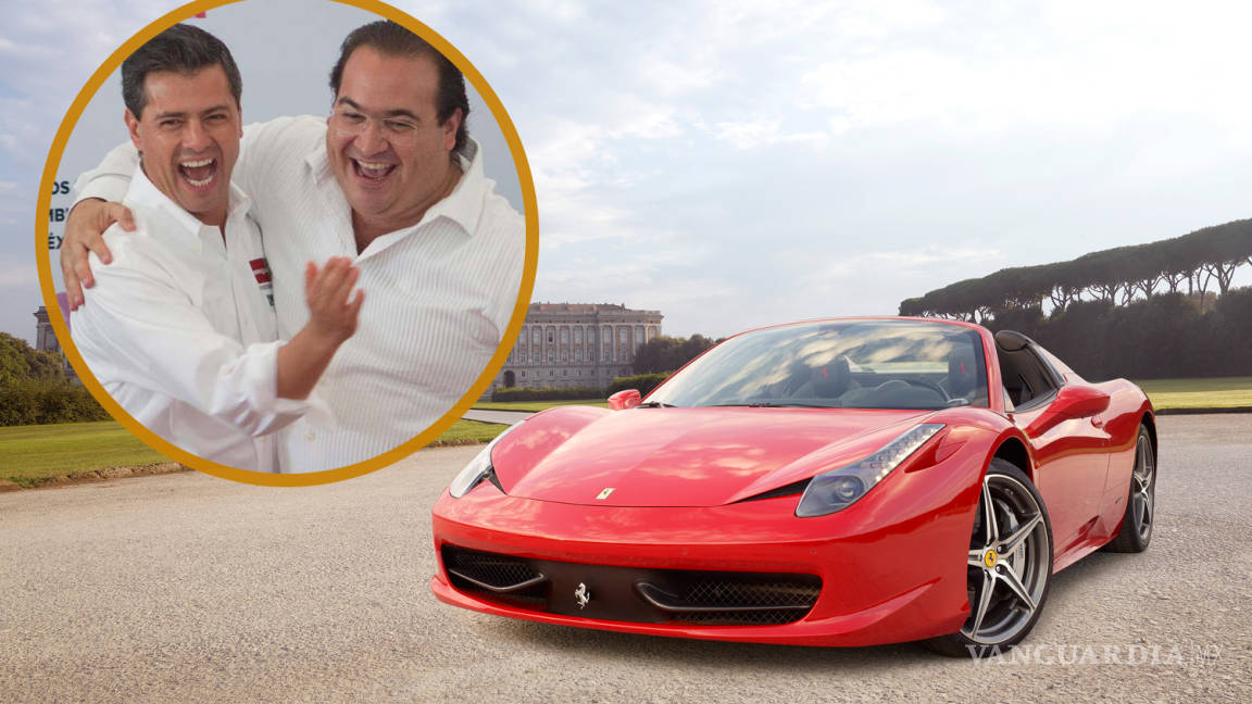 Javier Duarte regaló un Ferrari a Peña Nieto, señala periodista