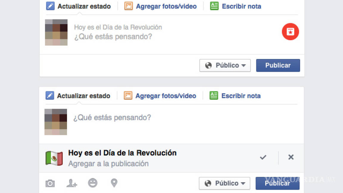 Facebook confunde el 'Día de la Revolución'