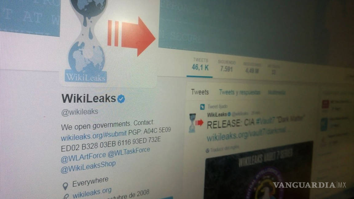 &quot;Dark Matter&quot; la nueva revelación de Wikileaks que pone en aprietos a la CIA