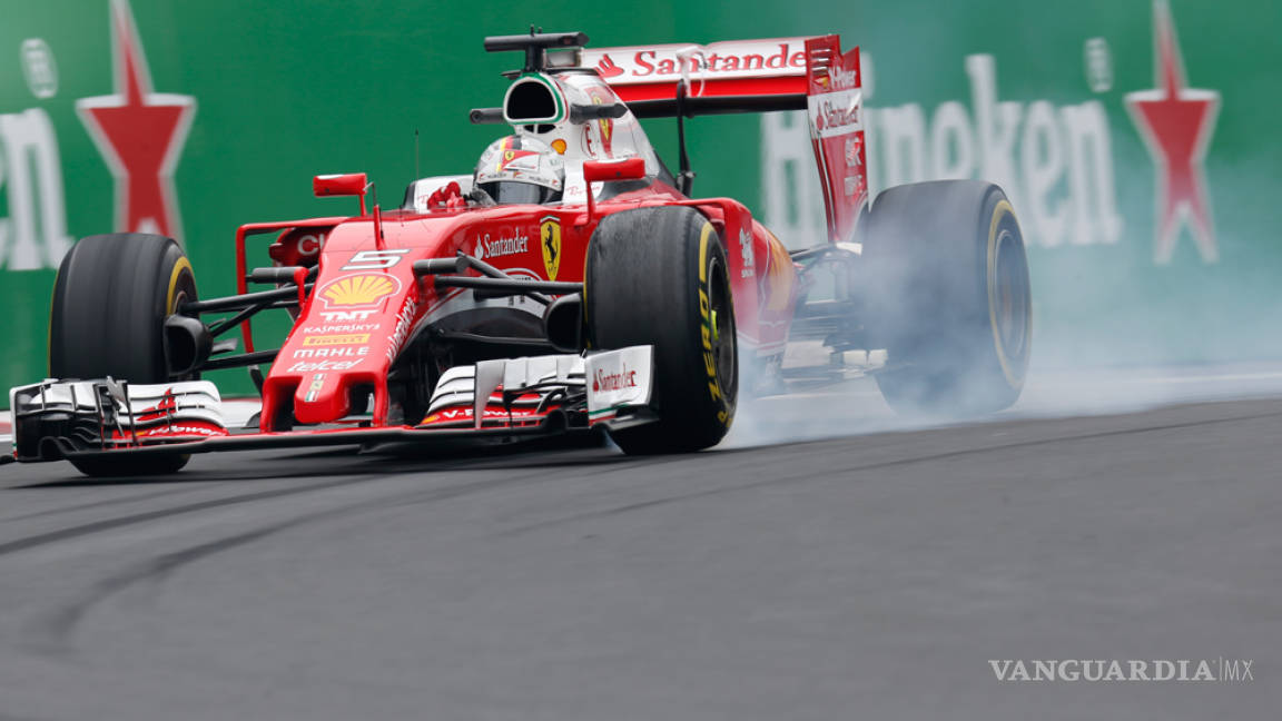 Vettel encabeza prácticas del GP de México