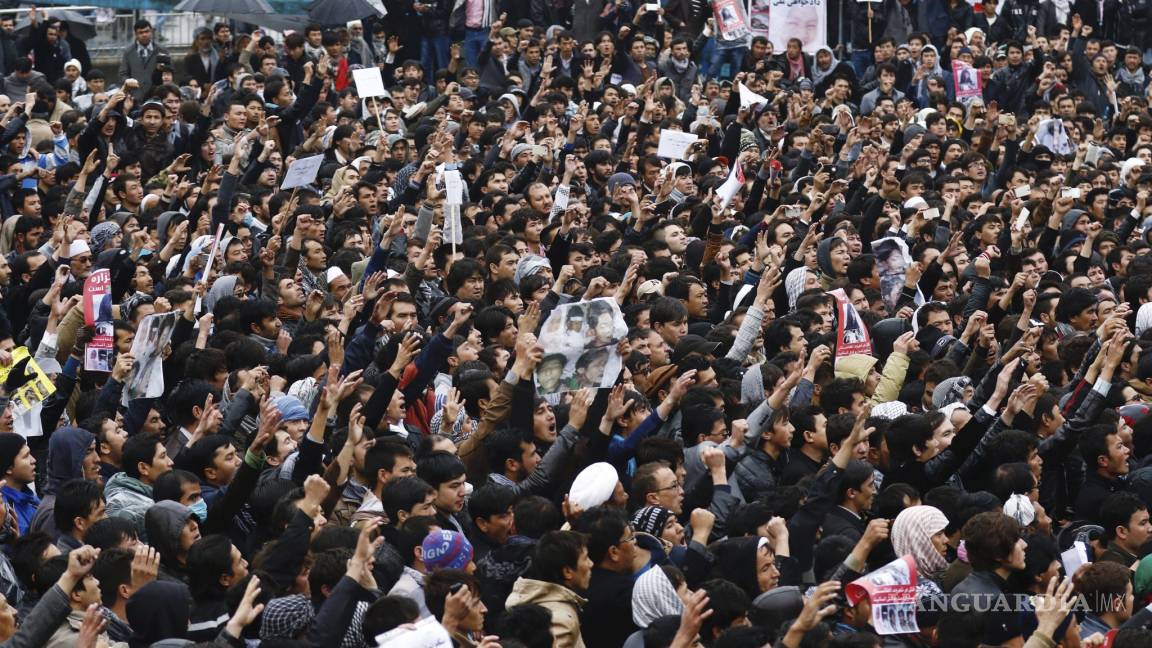 Protesta masiva en Kabul por la decapitación de rehenes