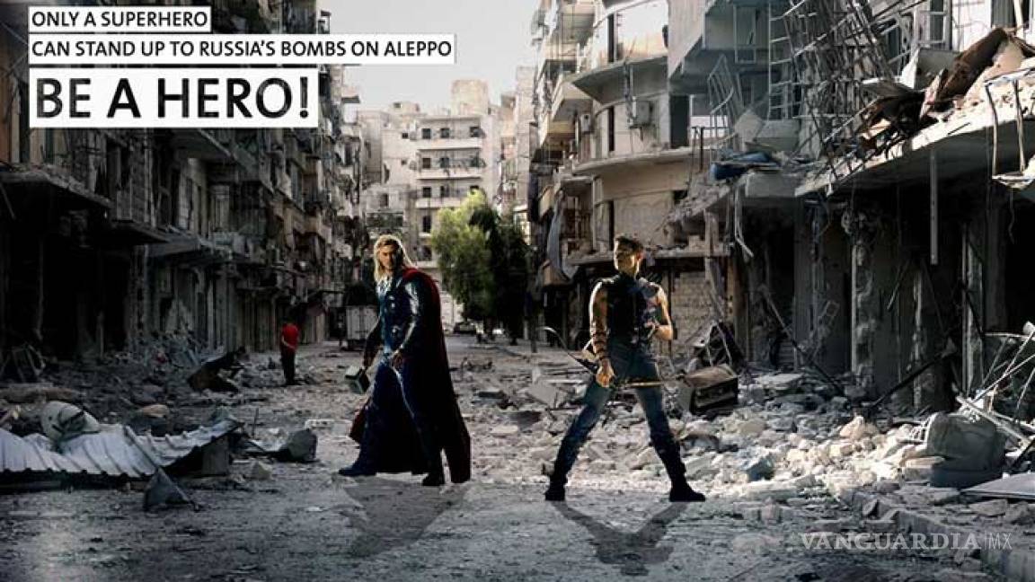 ‘The Avengers’ llegan a Siria a denunciar la guerra