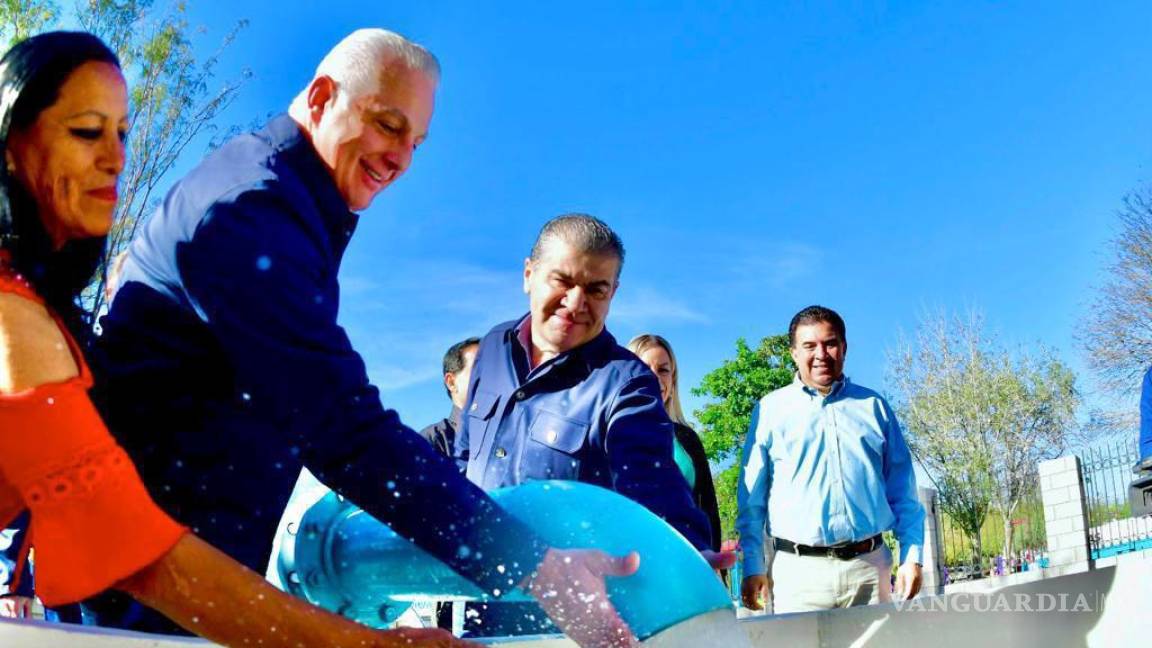 Inauguran pozo de agua, inyectará a la red de Torreón 40 litros de agua por segundo