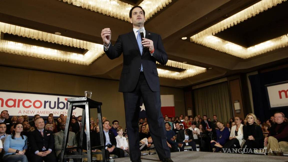 Candidatos bromean sobre botas con tacón alto de Marco Rubio