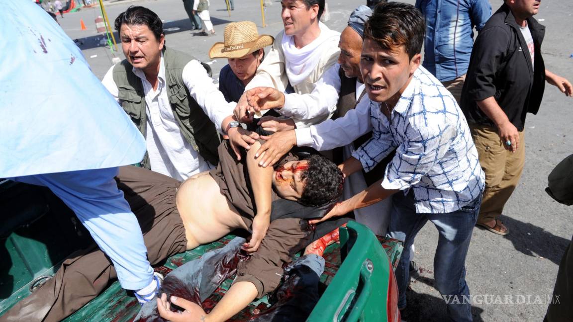 Sube a 80 la cifra de muertos en atentado de Kabul; más de 200 heridos