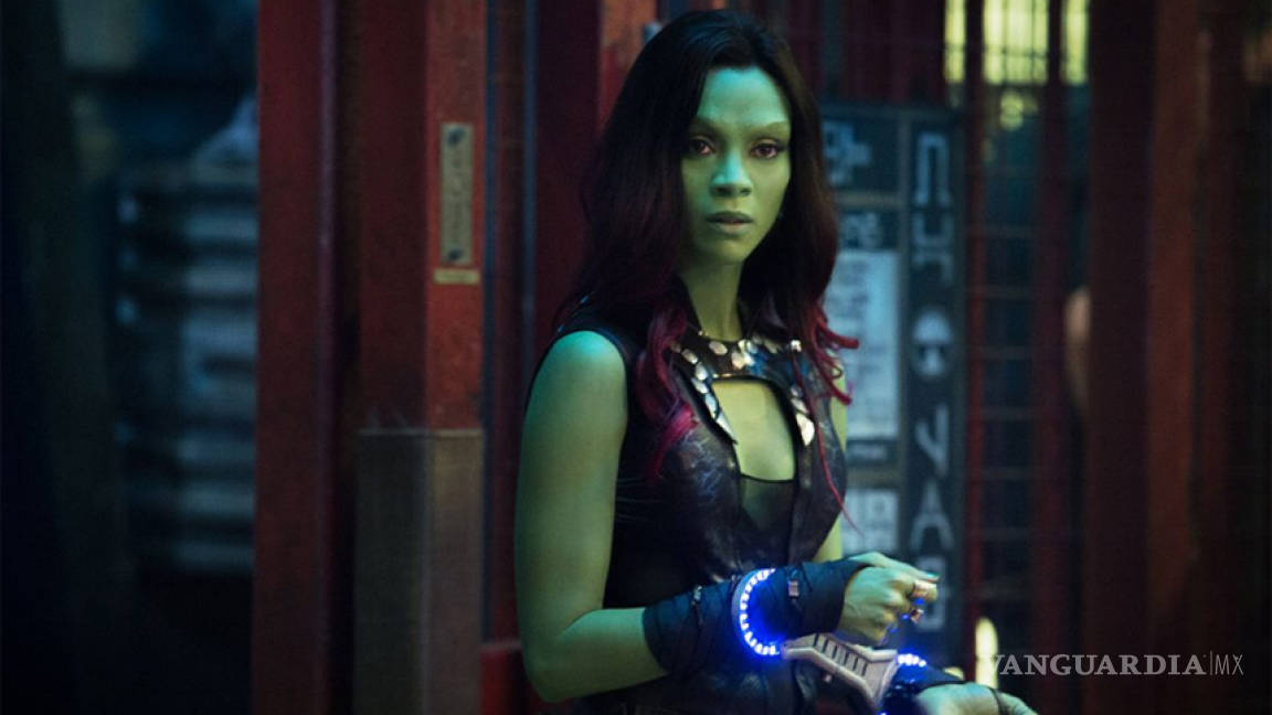 Zoe Saldaña muestra cómo se transforma en 'Gamora'