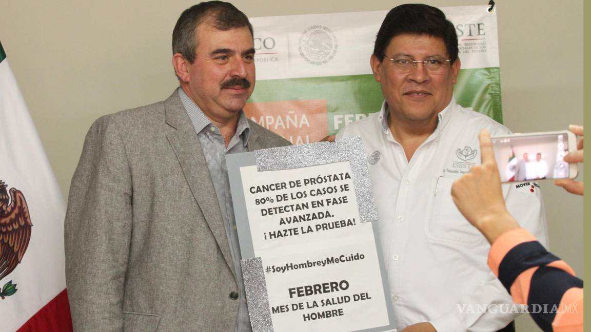 ISSSTE Coahuila exhorta a hombres a prevenir el cáncer