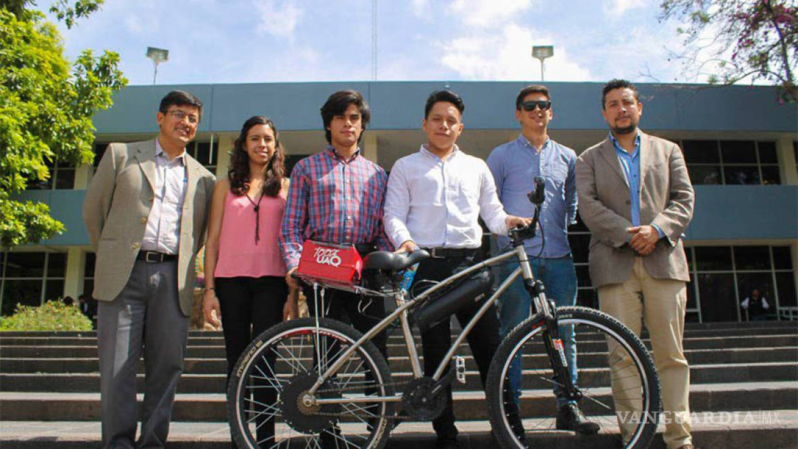 Estudiantes mexicanos crean bici eléctrica