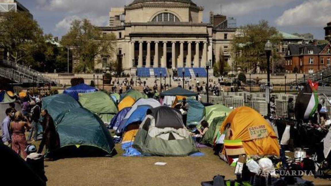 Universidad de Columbia da ultimátum para que manifestantes antiisraelíes abandonen su campamento