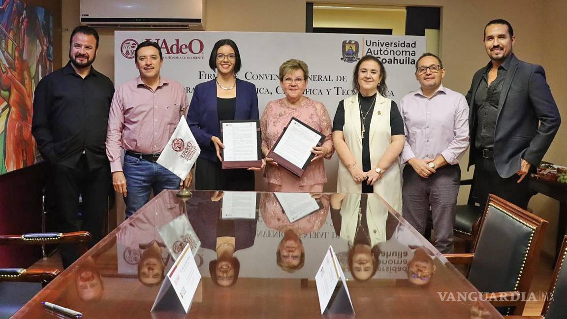 Firma la UAdeC convenio de colaboración con la Universidad Autónoma del Occidente