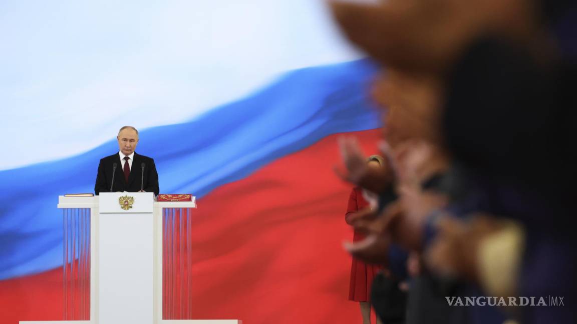 Con un control absoluto de Rusia, Vladímir Putin inicia su 5to mandato como presidente