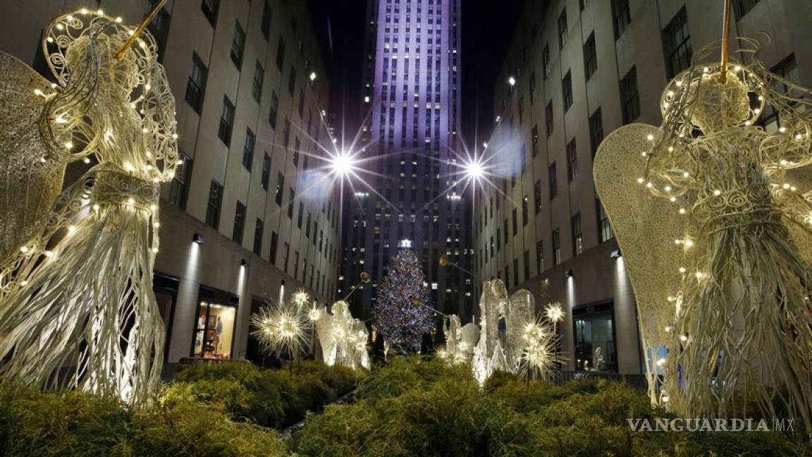 Árbol de Navidad de Centro Rockefeller en NY atrae a miles de visitas