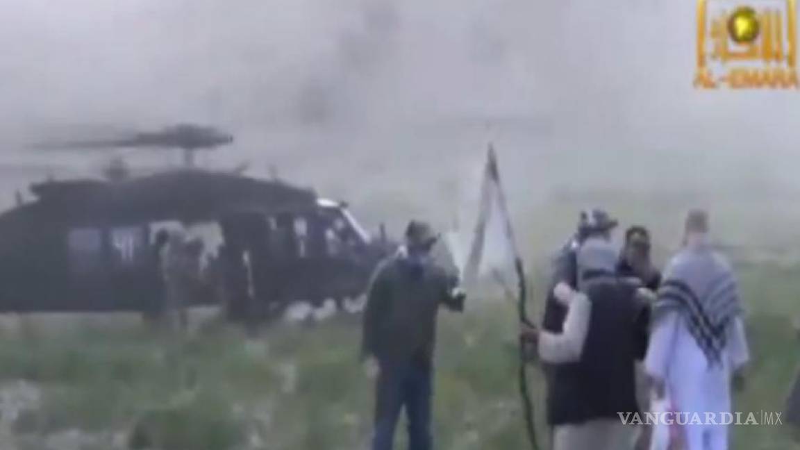 Talibán difunde video de entrega de soldado de EU