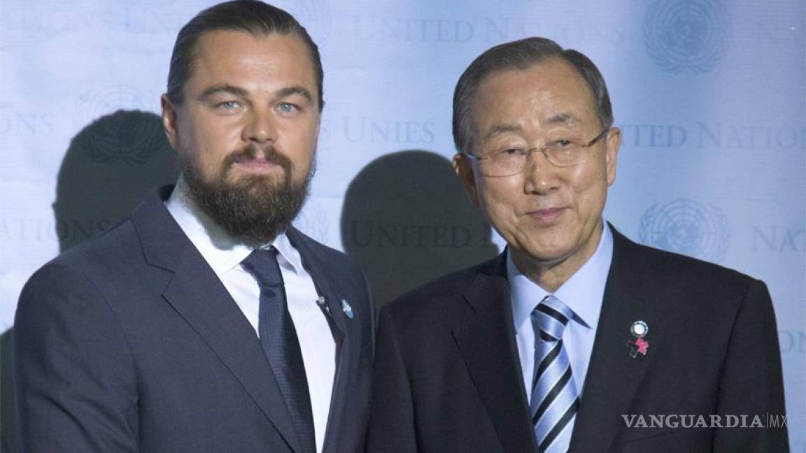 Leonardo DiCaprio exige a líderes actuar contra el cambio climático