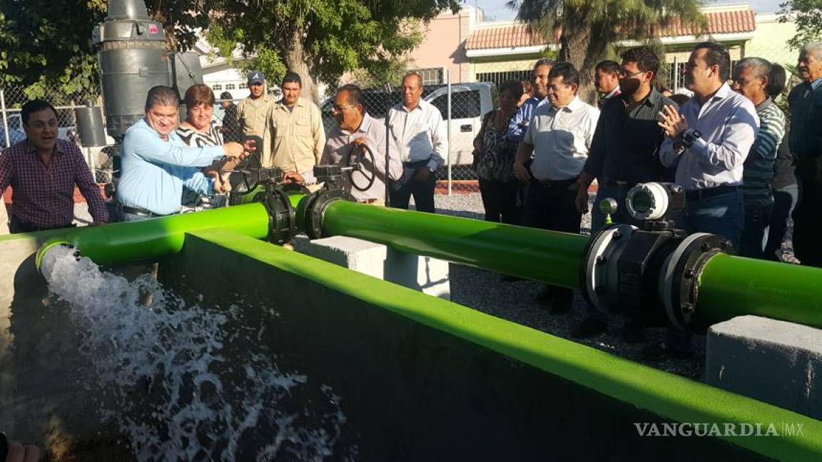 En Torreón nuevo pozo aporta 120 litros por segundo a la red de agua