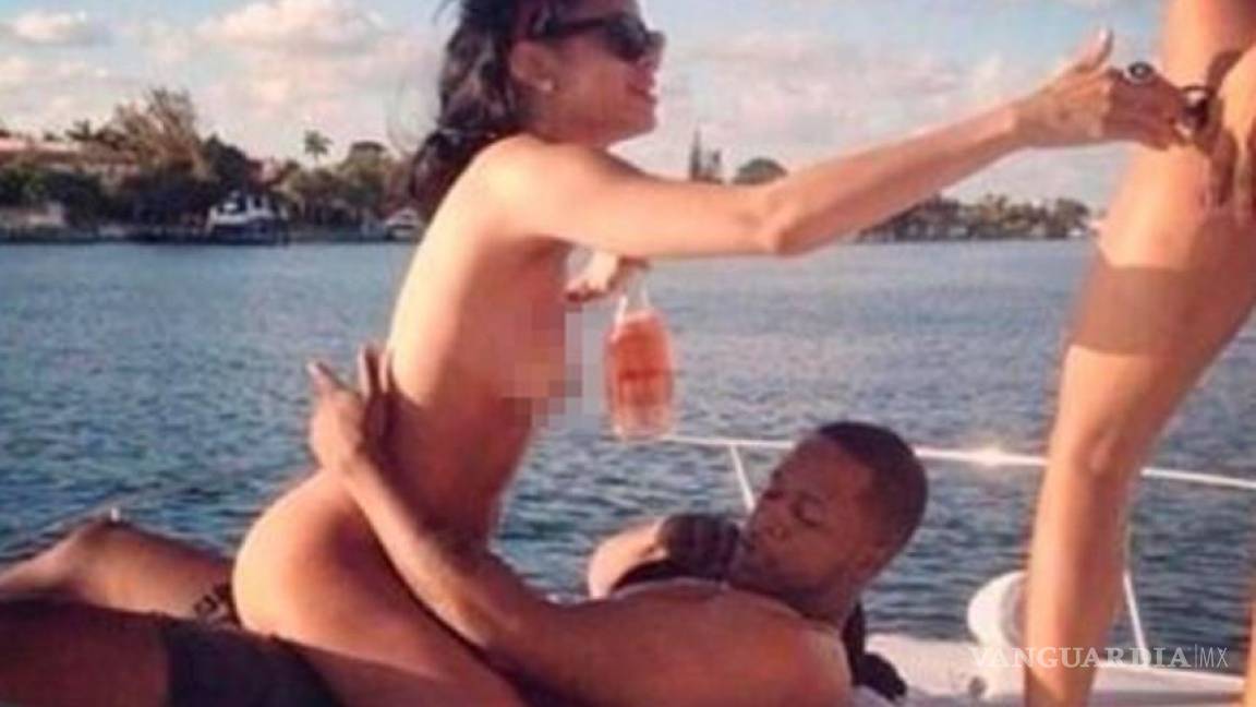 Filtran supuesta foto de Rihanna desnuda, encima de un hombre