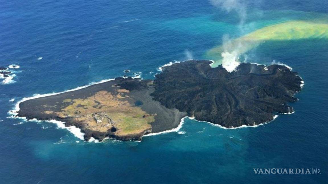 Isla surgida de un volcán en Japón podría generar un tsunami