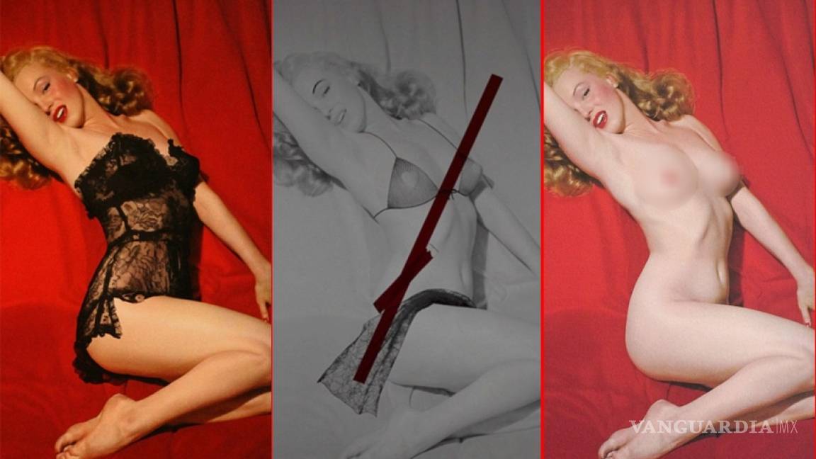 Revelan fotos inéditas del desnudo más famoso de Marilyn Monroe