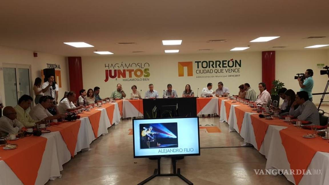 Presentan festejos por el 108 aniversario de Torreón