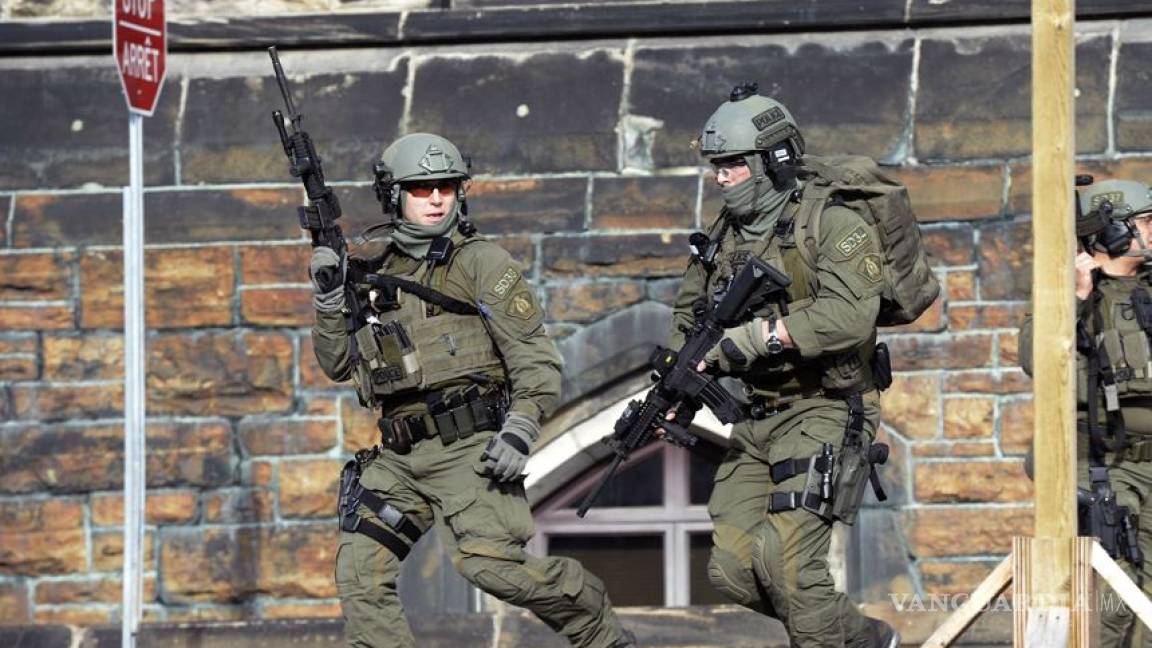 Captan el ataque armado al interior del Parlamento de Canadá