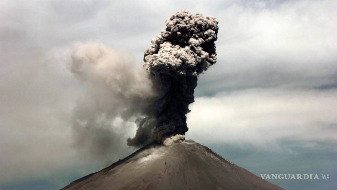 Popocatépetl emite 26 exhalaciones en 24 horas