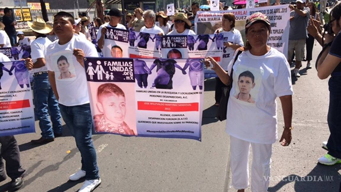 Familiares de desaparecidos en Coahuila exigen justicia