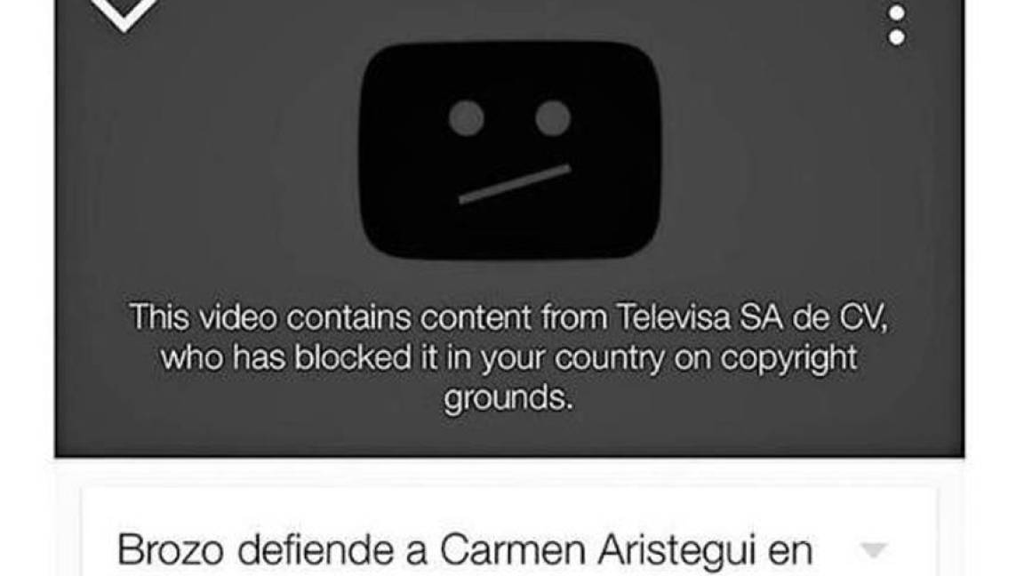 Bloquean en EU video de Brozo sobre Aristegui