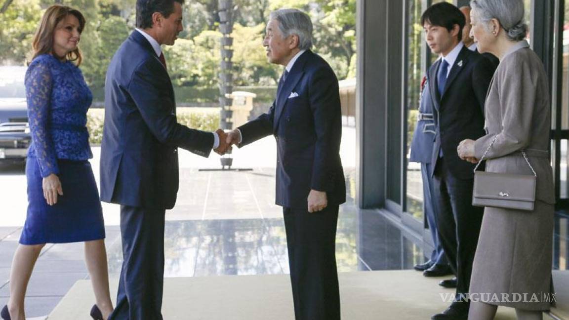 Invita Peña Nieto a emperador de Japón a visitar México