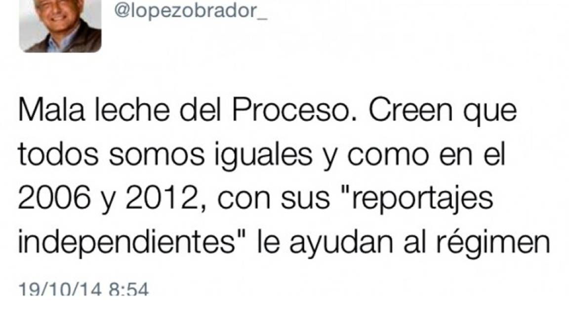 &quot;El explicable silencio de López Obrador&quot;, AMLO responde a Proceso