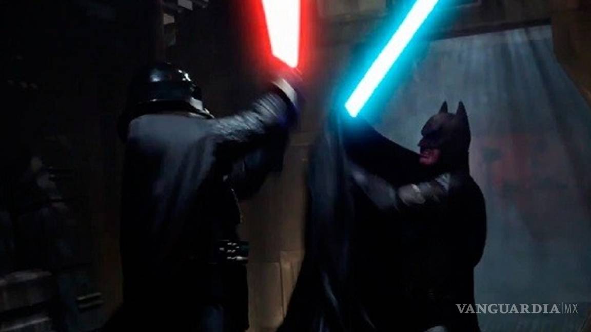 'Batman' y 'Darth Vader' se enfrentan a muerte en video