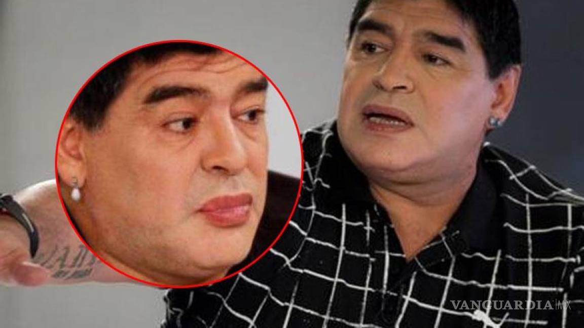 Revuelo por el nuevo look de Maradona