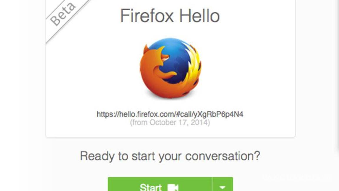 Con Firefox Hello podrás realizar llamadas de voz y video gratis