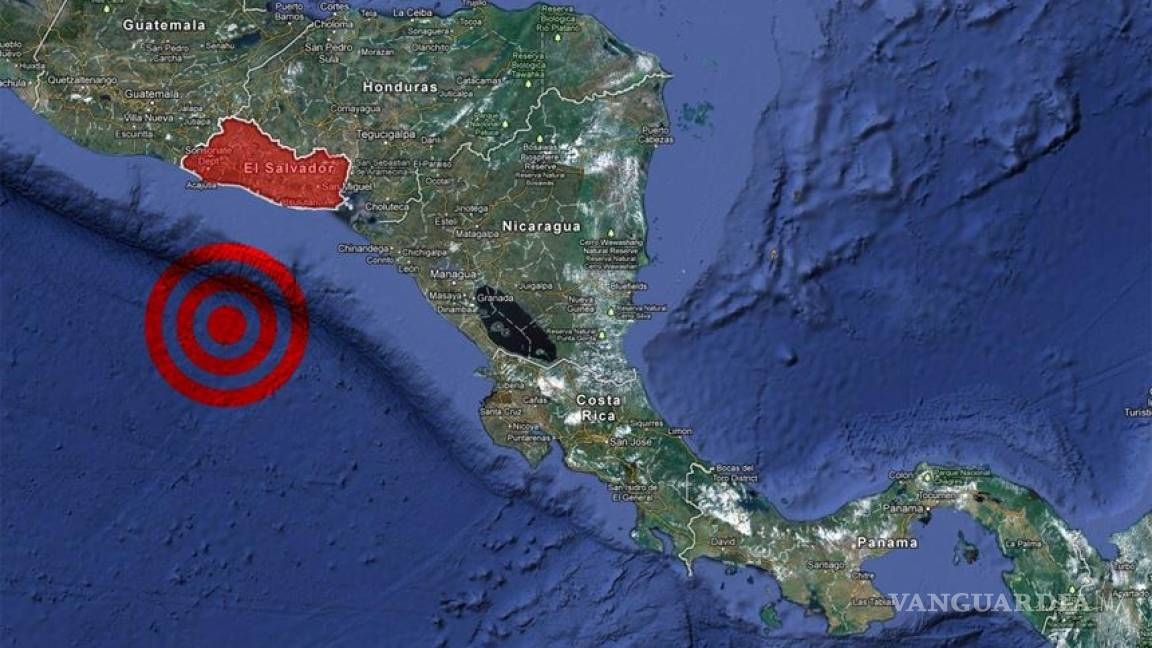 Sismo de 4.2 grados sacude las costas de El Salvador
